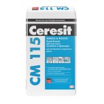 Ceresit СМ 115. Клей для мраморной плитки и стеклянной мозаики, 5 кг, 25 кг.